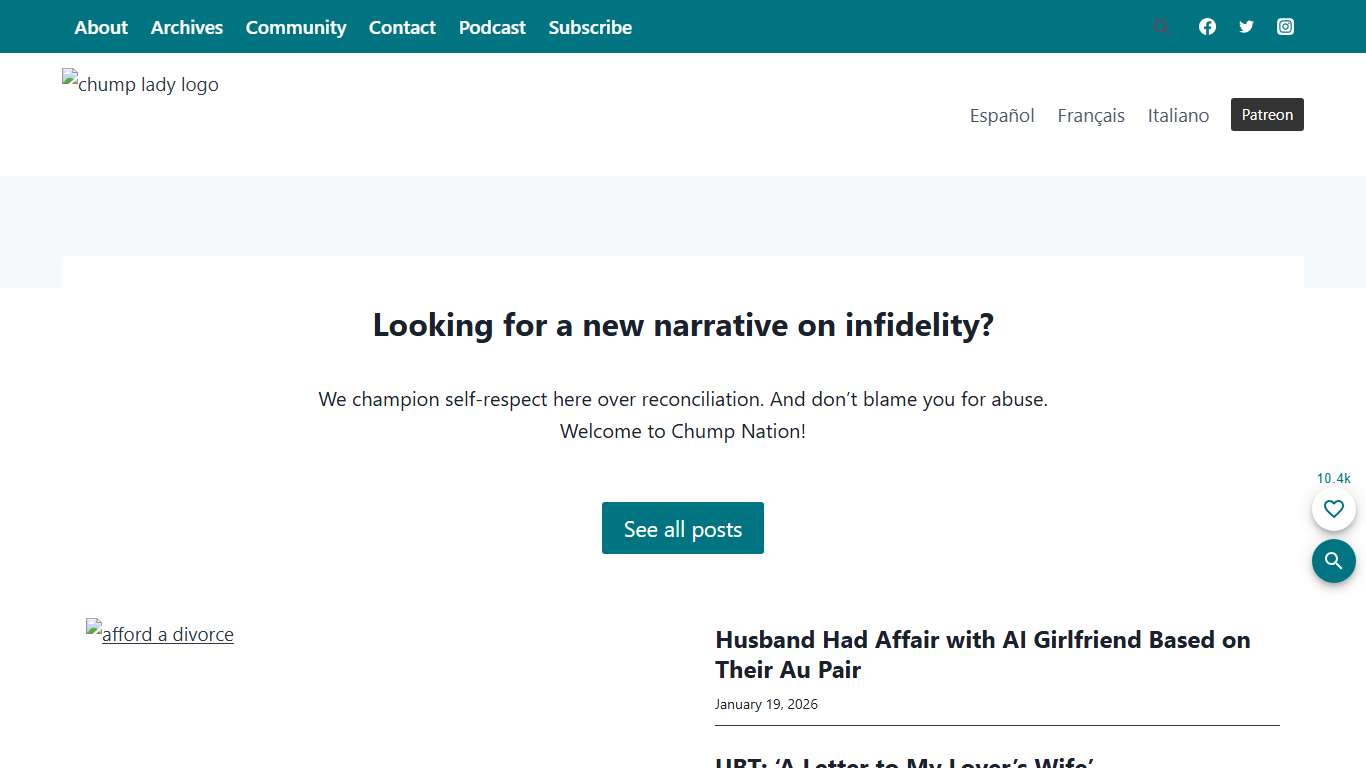 Home - ChumpLady.com