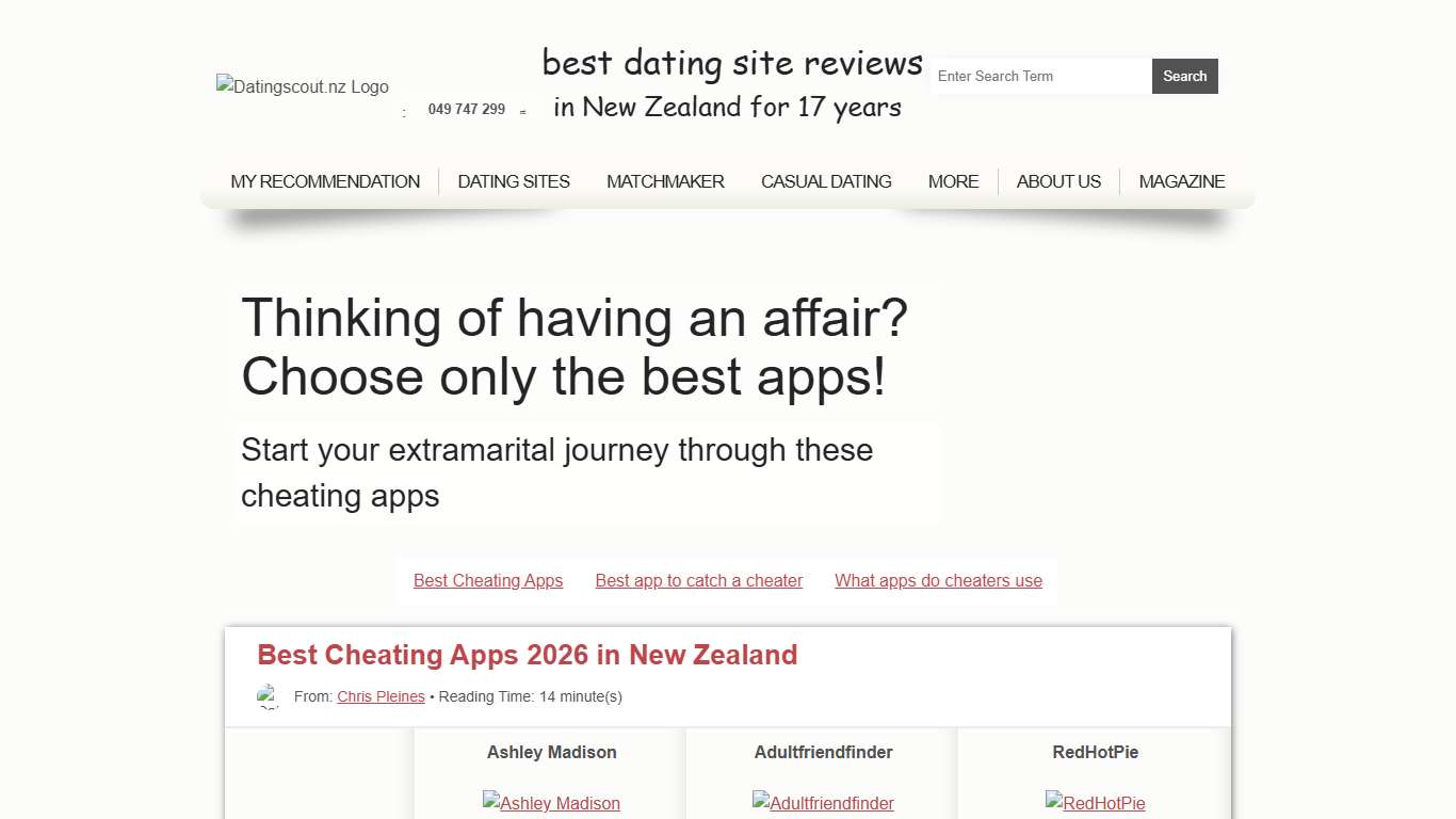 The Best Cheating Apps for You 2026 - DatingScout